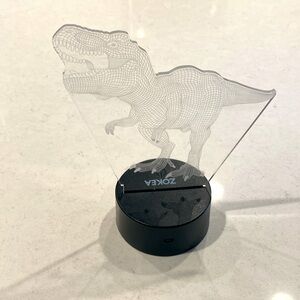 ZOKEA Dinosaur 3D Night Light - Black Base